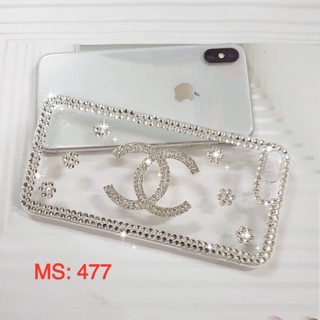 Ốp dẻo handmade đính đá ms 477