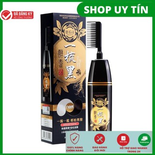 LƯỢC NHỘM ĐEN TÓC THÔNG MINH - Lượt chải nhuộm tóc đen 200ml