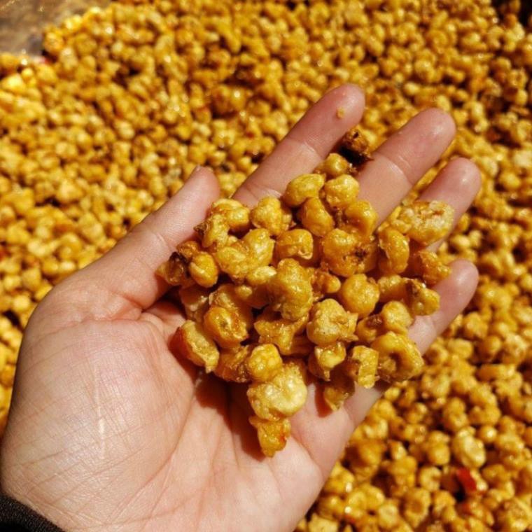 Bắp Sấy Mắm Ớt Túi 1Kg , Ngô Sấy Mắm  TỪ ĐƠN 50K,  Hàng ngon nhà làm