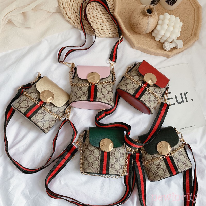 Túi Đeo Chéo In Hoa Phong Cách Hàn Quốc Cho Bé Gái