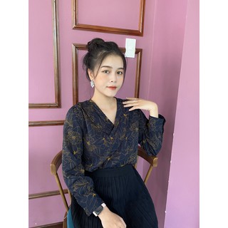 Áo sơ mi họa tiết công sở - somiTK