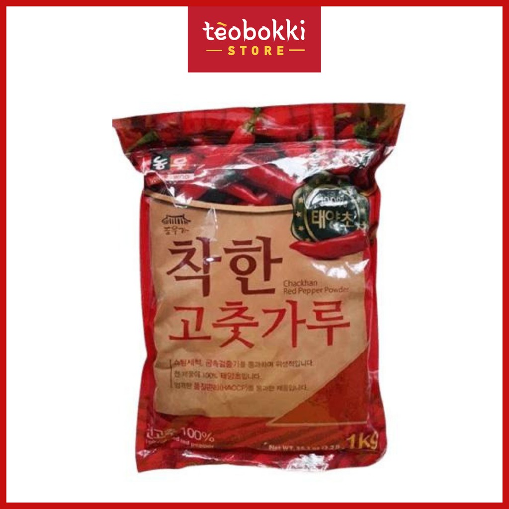 Ớt bột Hàn Quốc Nong Woo MỊN 1kg