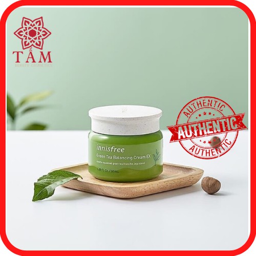 [❤️ HÀNG AUTH ❤️] Kem Dưỡng Da Innisfree Green Tea Balancing Cream EX 50ml