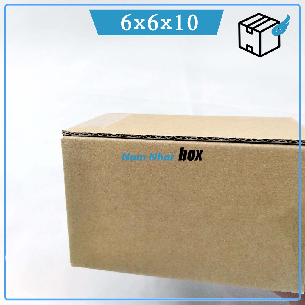 Hộp đóng hàng carton 6x6x10cm, hộp gói hàng nhỏ - NamNhat Box