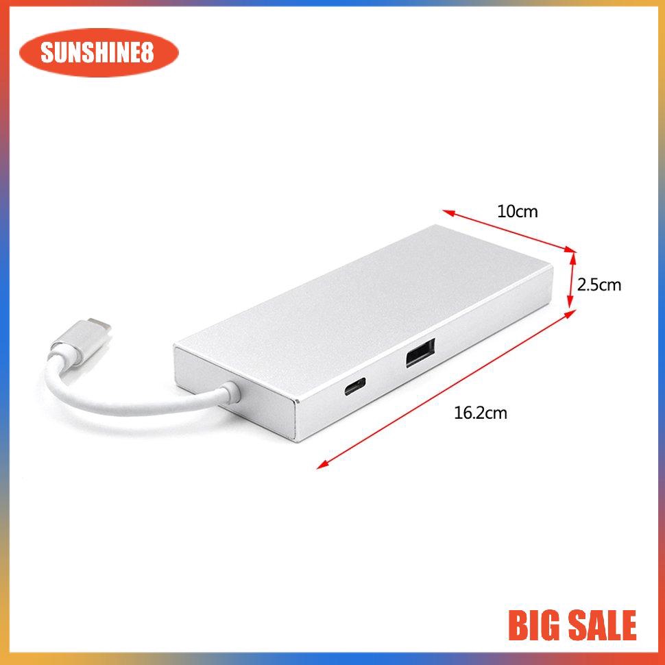 Bộ Chuyển Đổi Hdmi + Hub + Pd Đa Năng Usb C 3.1