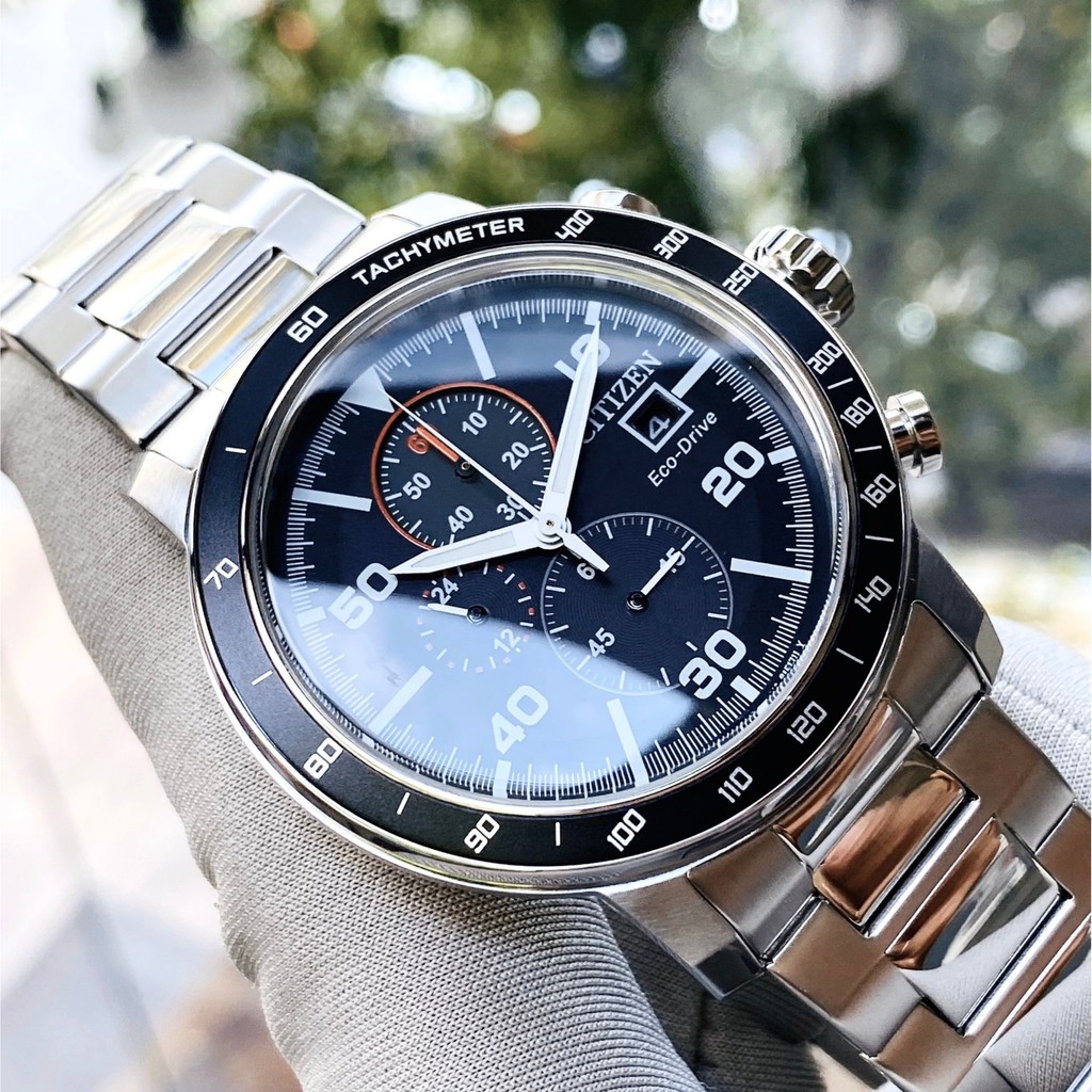 Đồng hồ Nam Citizen Eco-Drive CA0640-86E Size 42mm-Lịch ngày-Năng lượng ánh sáng-Dây kim loại cao cấp