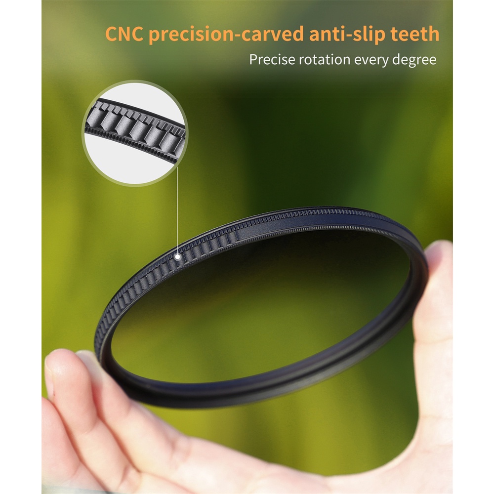 Kính Lọc Hiệu Ứng NANO-X 49-82mm HD GND8 Ultra-Clear 3 Dừng Với 28 Lớp Phủ