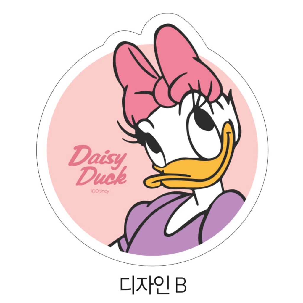 [DAISO Korea] Donald / Daisy Duck Coaster 11cm