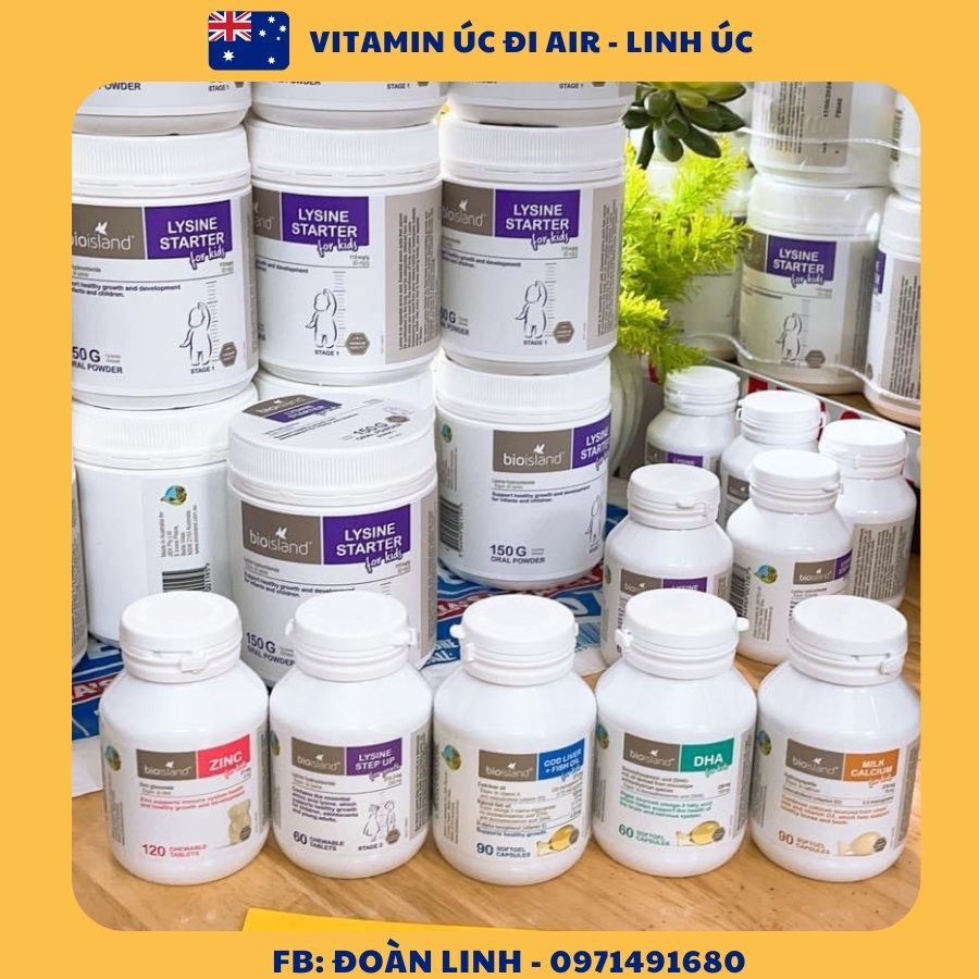 Viên uống Bioisland DHA for Kid, Hàng Chuẩn Úc, 60 viên