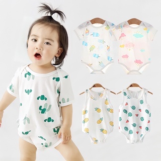 Áo body chip mùa hè bé trai bé gái 0-2 tuổi 100% cotton cực mát, thoáng khí