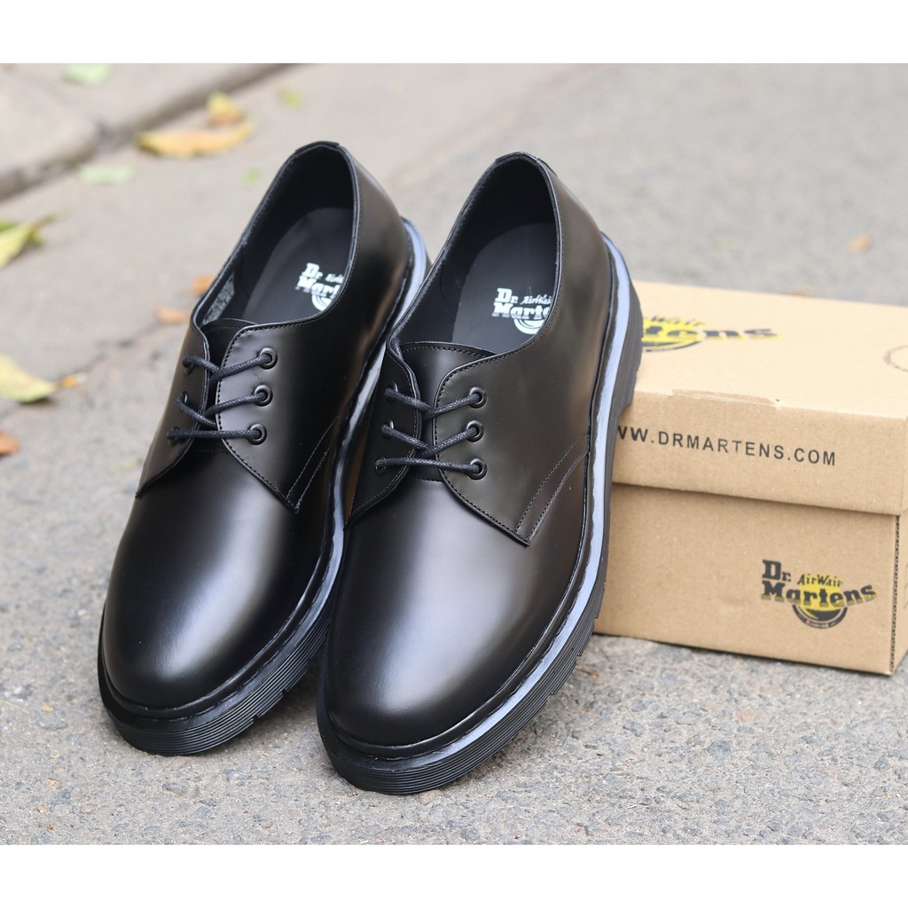 Giày lười thương hiệu Thái Lan 1461 2020 Full Black .Giày Dr.Martens Thailand Chính Hãng