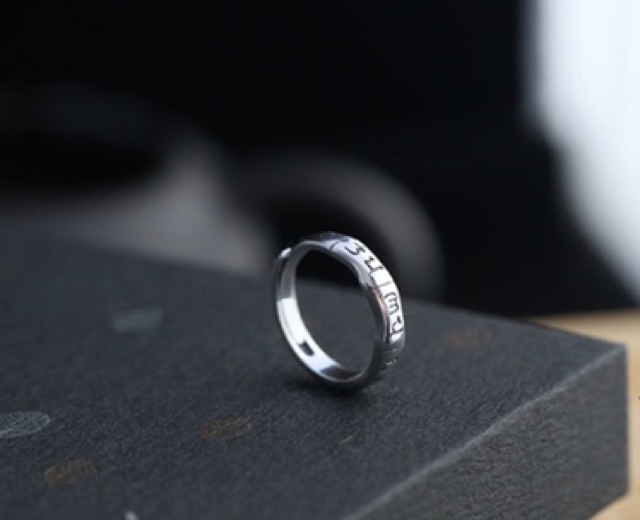 NHẪN KHÚC TRE KHẮC OM MANI PADME HUM