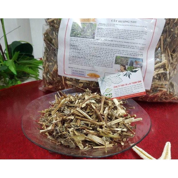 Cây Hương Nhu Khô 100g - Thu Hái Tự Nhiên 100%