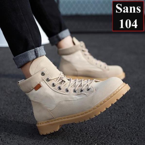 Giày Cao Cổ Unisex Da Lộn Da Thường Sans Shop Sans104 . : : ' Chuẩn * ..