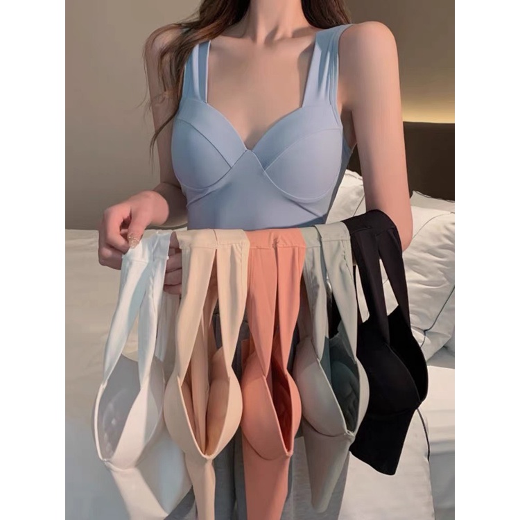 Áo Bra Su Đúc Cúp Ngag Cao Cấp Siêu Sexy, Bralete 2 Dây Bản To Nâng Vòng 1 Siêu Co Dãn, Khoét Sâu Hottrend 2022 - 2208