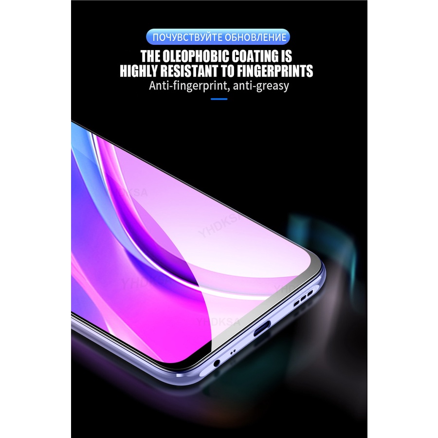 Kính Cường Lực 9D Bảo Vệ Toàn Màn Hình Cho Xiaomi Redmi 9 9A 9C 9T 8 8A Redmi Note 7 8 9 10 Pro 8T 9T 9S