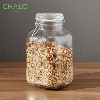 Hũ thuỷ tinh Fido nắp quai cài cao cấp