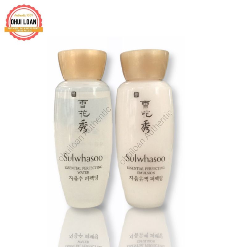 [ CẶP 60ML ] Cặp đôi nước hoa hồng và sữa dưỡng chăm sóc cơ bản Sulwhasoo