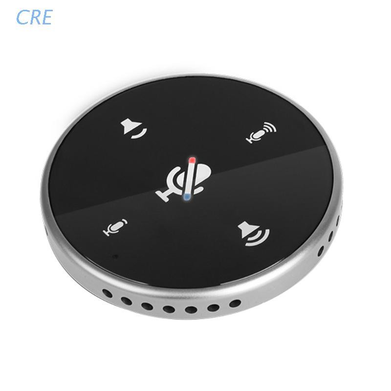 CRE  USB Conference Microphone Omnidirectional PC Computer Condenser Mic for Meeting/Class Plug & Play