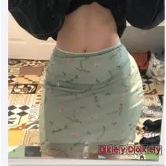 Chân Váy Bút Chì Lưng Cao Phối Lưới In Họa Tiết Hoa Phong Cách Cổ Điển Thời Trang Cho Nữ