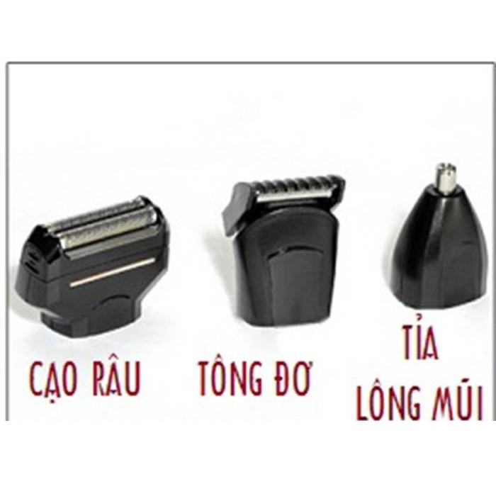 Tông đơ cắt tóc và cạo râu chuyên nghiệp đa năng 3 trong 1 Kemei 1407