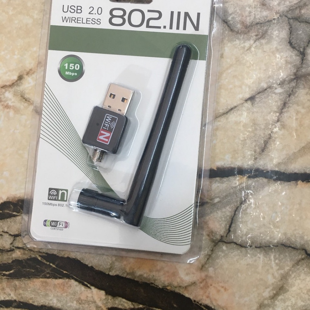 USB thu sóng Wifi cho máy tính để bàn có Anten