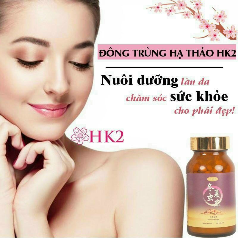 Đông Trùng Hạ Thảo HK2 Nhật Bản Chính Hãng hộp 360v