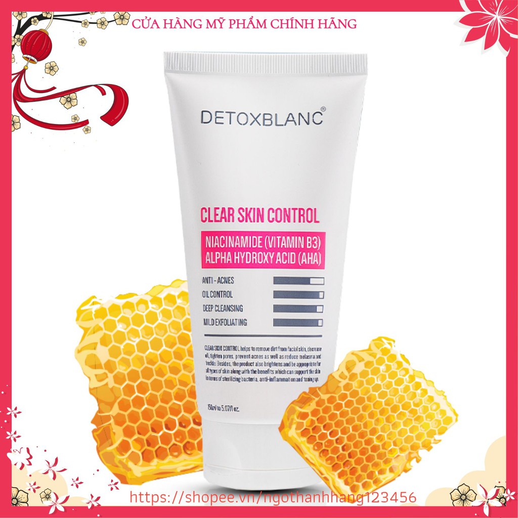 🌸🌸🌸Sữa rửa mặt sinh học detox blanc🌸🌸🌸