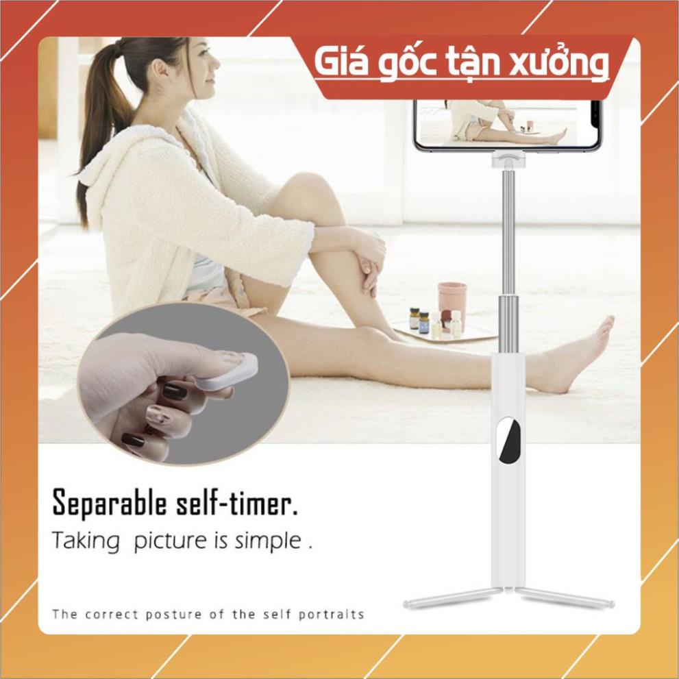 Xả kho GIÁ GỐC Gậy Chụp Ảnh Selfie Bluetooth Có Remote L02  - Gậy Chụp Hình 3 Chân Tháo Rời Có Điều Khiển Từ Xa