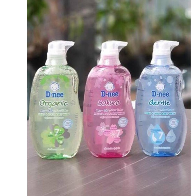 Sữa tắm gội toàn thân Dnee 380ml Thái Lan dùng cho trẻ sơ sinh từ 0 month