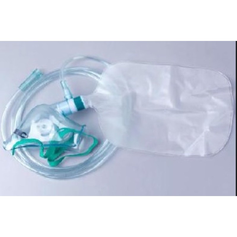 Bộ mặt nạ thở oxy có túi, mask thở oxy có túi người lớn và trẻ em non rebreathing mask GREETMED