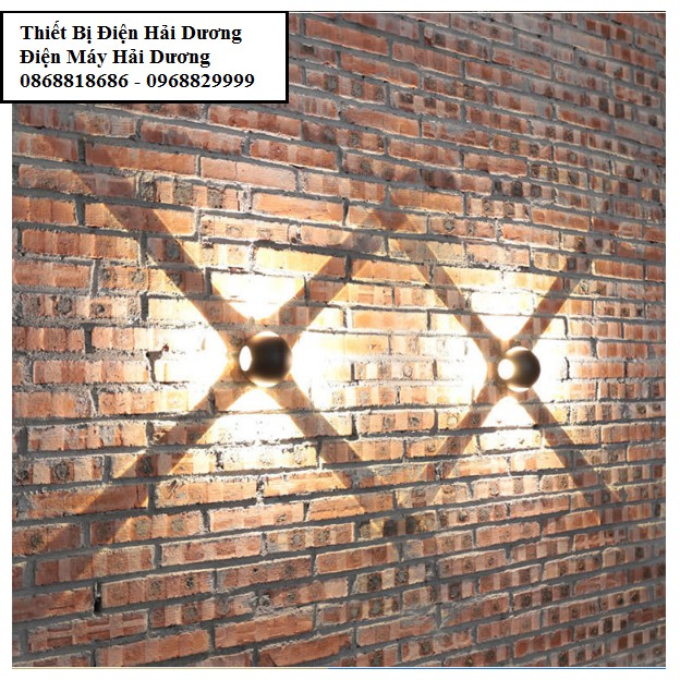 Đèn trang trí hắt tường 4 chiều - 5 mẫu - 12w chống nước TN198 - Decor Lighting - Bảo hành 12 tháng