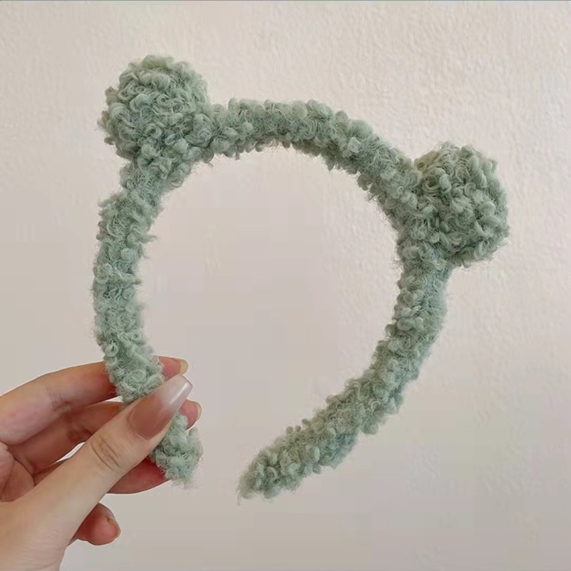 Băng đô hình gấu nhồi bông kiểu Hàn Quốc dễ thương