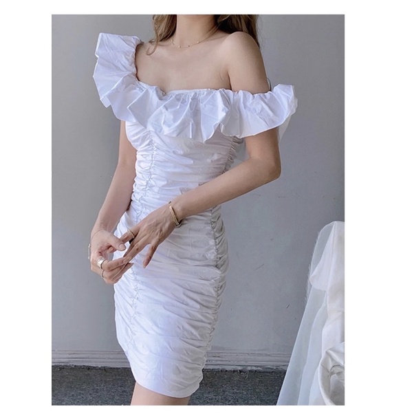 Đầm rớt vai zara