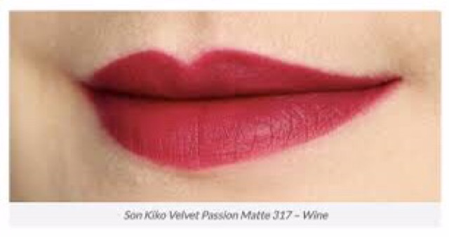 Set Son KIKO velvet passion 317