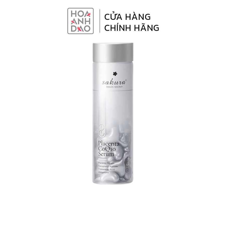 Serum dưỡng trắng da chống lão hóa tinh chất nhau thai cừu Sakura Placenta COQ10 serum