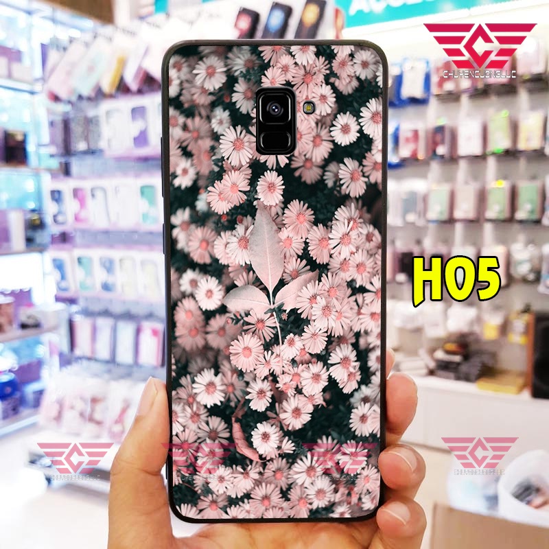 Ốp lưng samung J6, J6 PLUS, J8,A6, A6 PLUS, A8, A8 PLUS hoa lá 2022 cực đẹp
