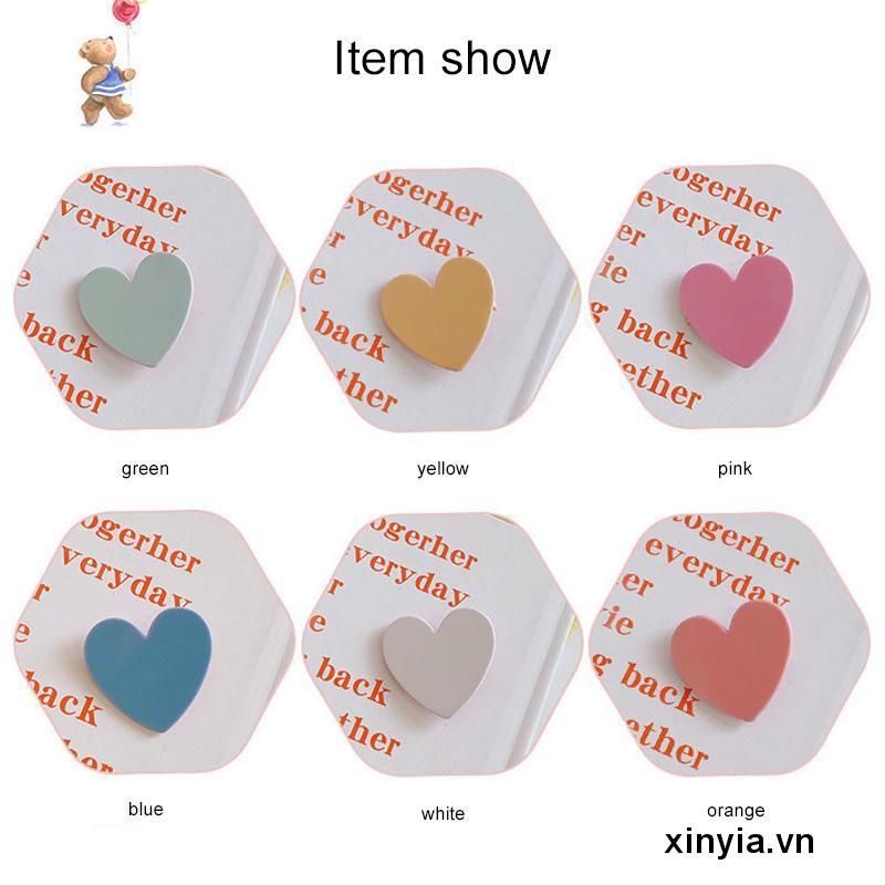 Kẹp Tóc mái hàn quốc hình Trái Tim Nữ Hình Xinh Xắn màu sắc cute