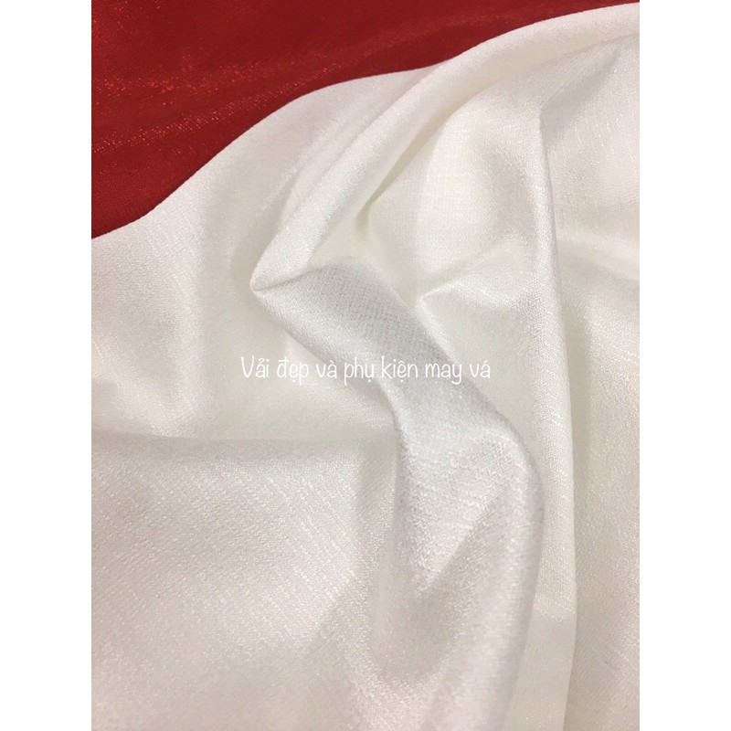 Vải Đẹp TAFFETA NHŨ May Váy Đầm cao cấp