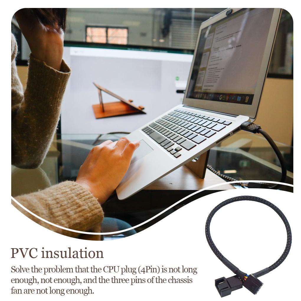 Dây Cáp Nối Dài Quạt Máy Tính 4 Pin 1 4mm