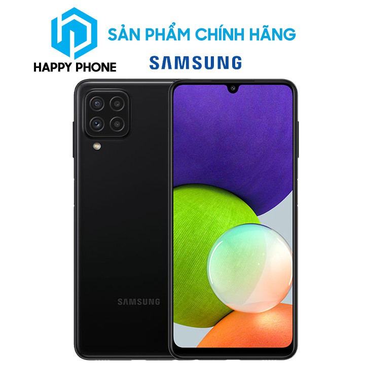 [Mã ELMALL1TR giảm 5% đơn 3TR] Điện thoại Samsung Galaxy A22 4G (6GB-128GB) - Hàng Chính Hãng, Mới 100%, Nguyên seal