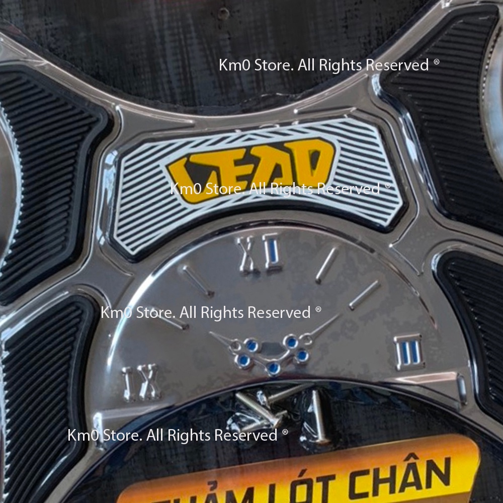 [CHÍNH HÃNG] Thảm Lót Chân Xe LEAD 2022 INOX