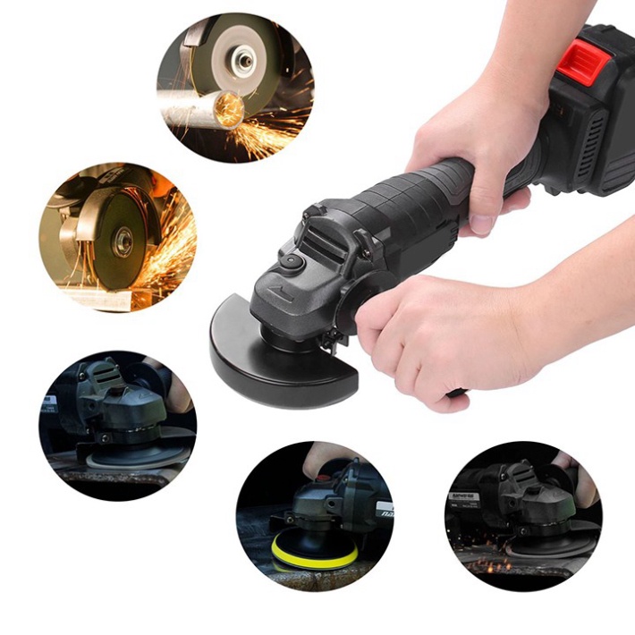 Máy mài pin , máy cắt pin HITACHI không chổi than 2 pin