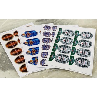 Tấm tem nhãn XO, Ken, Tiger, Chivas trang trí bánh rau câu, bánh kem, xôi hoa đậu