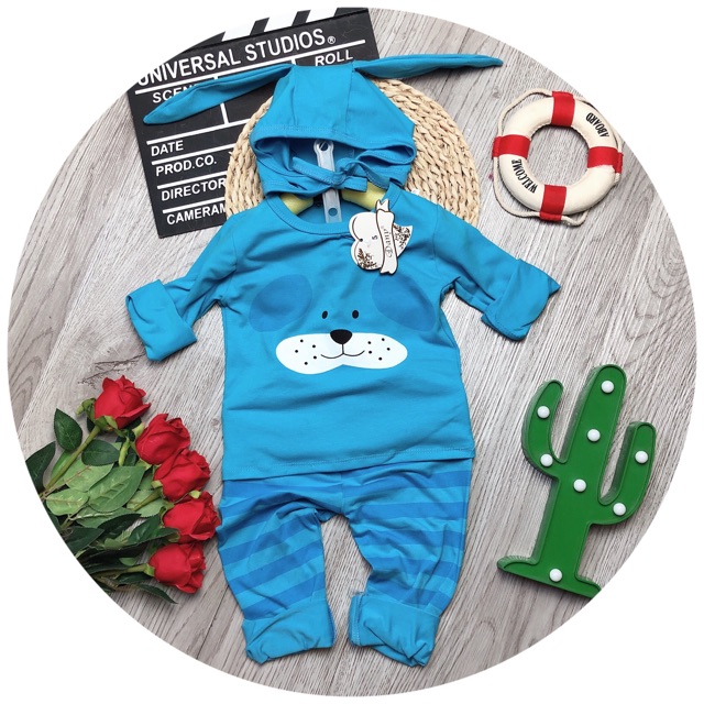 BỘ BODY KÈM MŨ TAI THỎ CƯNG XỈU CHO BÉ YÊU | BigBuy360 - bigbuy360.vn