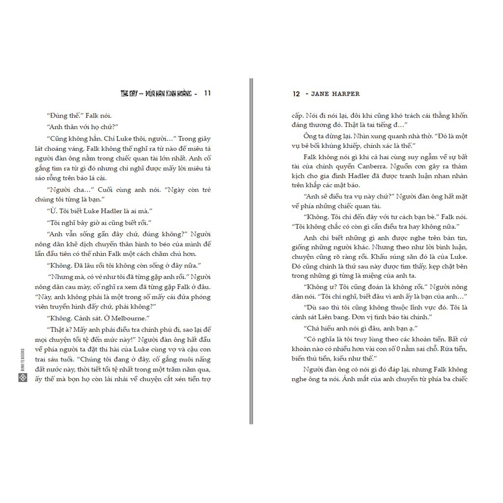 Sách - Mùa Hạn Kinh Hoàng (The Dry) - văn học trinh thám Đinh Tị