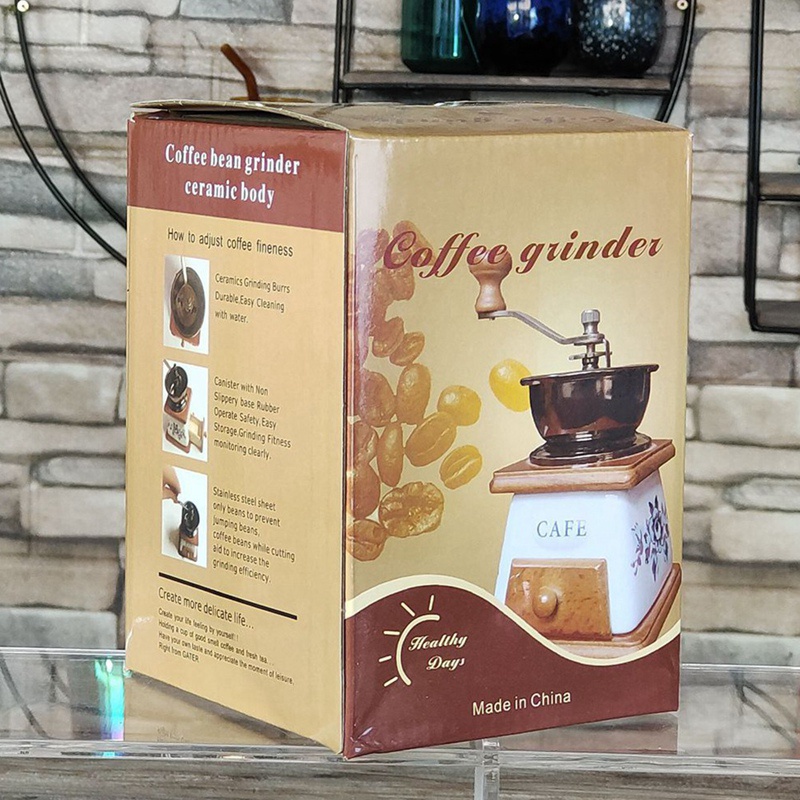 Máy Xay Cà Phê Bằng Tay Lõi Sứ Cỡ Nhỏ Thiết Kế Mới Tiện Lợi Dễ Sử Dụng