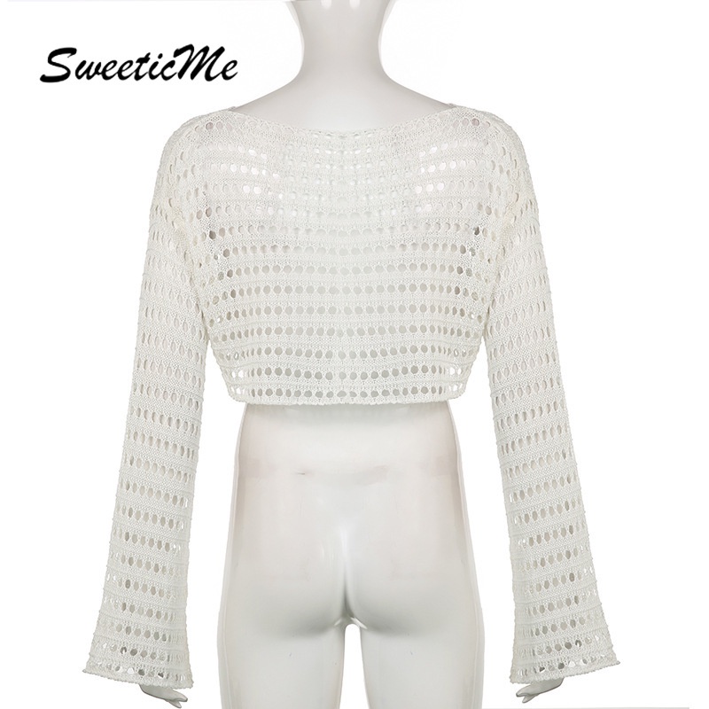 Áo Kiểu Dáng Rộng Hở Rốn Gợi Cảm Hàng Mới SweeticMe   Dành Cho Bạn Nữ