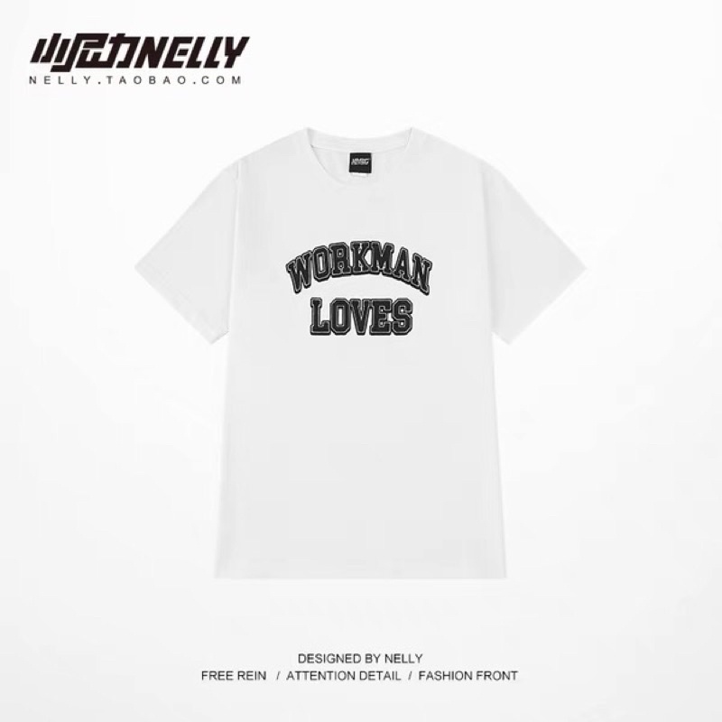 Áo phông nelly heybig sale (có sẵn) asl workman loves
