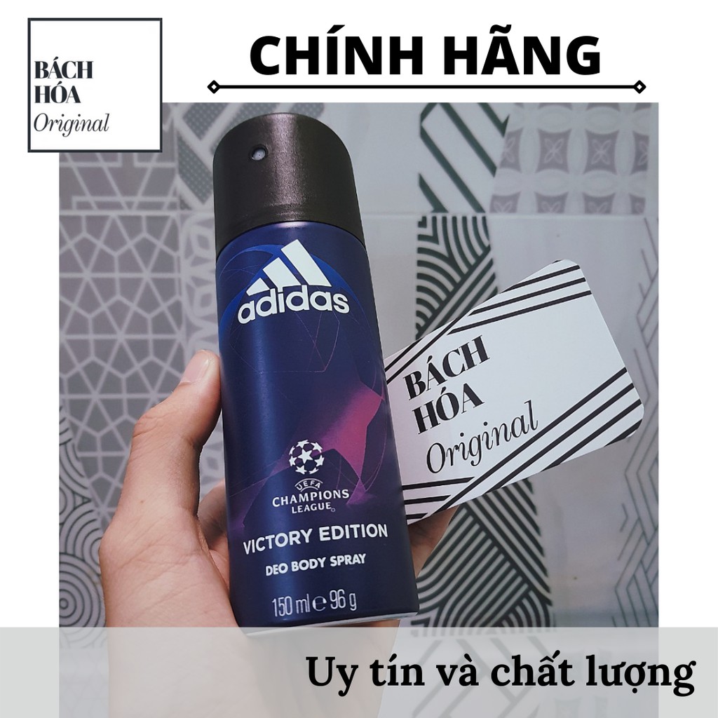 [Authentic] Xịt khử mùi ADIDAS CHAMPIONS LEAGUE VICTORY EDITION 150ML